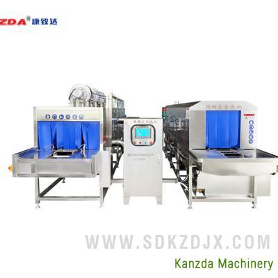 Automatic crate washer